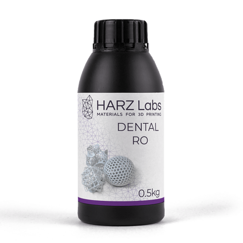 Фотополимер HARZ Labs Dental RO белый (0.5 кг)