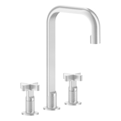 Gessi Inciso 58116#031 Смеситель для раковины на 3 отверстия без донного клапана, излив 160мм, h=314мм, цвет: хром фото