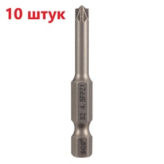 Бита для автоматов Plus/Minus SL/PZ1х50мм S2 10шт SGS 7049PZM 32494-10