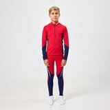 Детский раздельный гоночный комбинезон NordSki Jr.Base Dark Blue/Red New