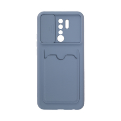 Чехол для телефона X-Game XG-S0316 для Redmi 9 Синий Card Holder
