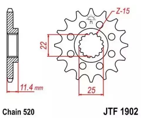 Звезда ведущая JTF1902 17