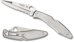 Фото Нож складной Spyderco Police St.Steel