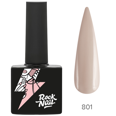 Гель-лак RockNail Hoodie 801 0% Interest