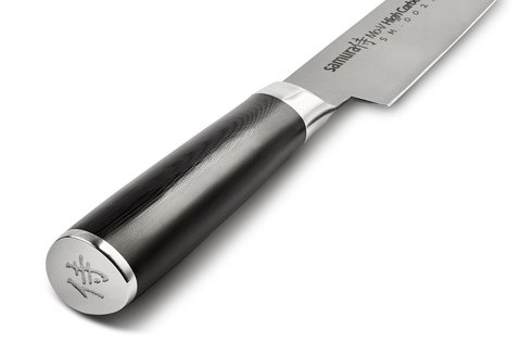 Нож кухонный стальной универсальный Samura Mo-V SM-0023/G-10