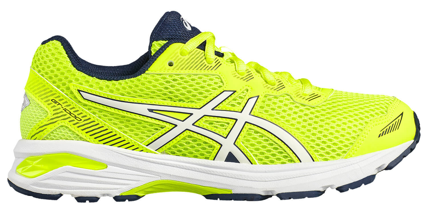Asics Gt 1000 5 Gs беговые кроссовки подростковые желтые