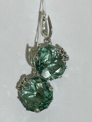 Пандора ( серьги из серебра)