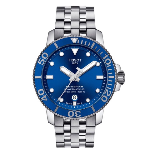 Наручные механические часы Tissot Seastar 1000 Powermatic 80 T120.407.11.041.00