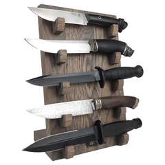 Фото Подставка для коллекции из 5-ти ножей Woodinhome HKS0205OG, дуб