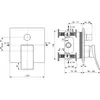 Ideal Standard Conca A7374A5 Встраиваемый смеситель для ванны/душа