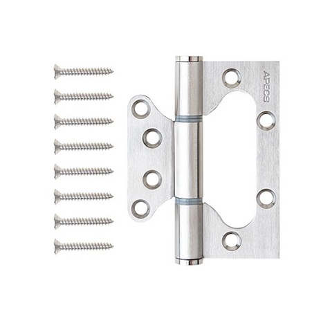 Петля накладная APECS 102*80*3-PS2-INOX-SS Infinity нержавейка (1шт)