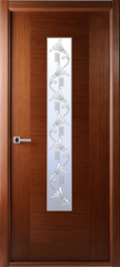 Дверь Классика Люкс / Цвет Орех / Мателюкс белый / Двери Belwooddoors