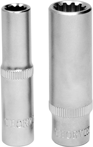 Thorvik MP11412 Головка торцевая глубокая MultiProf  1/4