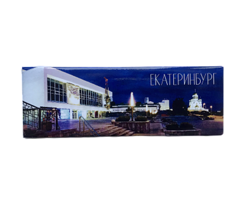 Урал Сувенир - Екатеринбург магнит панорамный 115х40 мм №0044