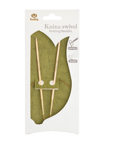 Спицы круговые "Knina Swivel" 3,25мм/60см, бамбук, натуральный