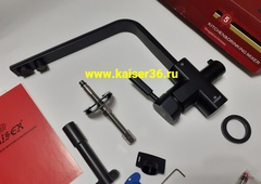 Смеситель KAISER Decor 40144-9 черный матовый для кухни под фильтр 4