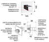 Remer Qubika Thermo QT30KBNO Смеситель для душа термостат на 1 поток скрытый монтаж (заказывать совместно с rrbox), цвет: черный матовый