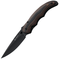 Фото Полуавтоматический складной нож Endorser Black, CRKT 1105K, сталь 8Cr14MoV EDP, рукоять стеклотекстолит G10
