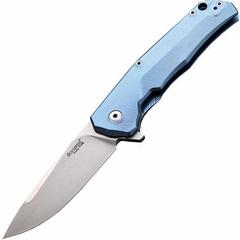 Фото Нож складной LionSteel TRE BL BL, сталь M390, рукоять титан