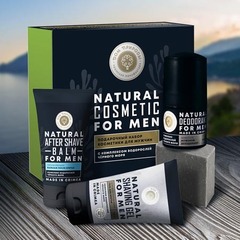Набор Natural Cosmetics for MEN с комплексом водорослей Черного моря ТМ Мануфактура Дом Природы