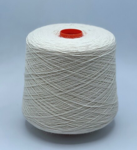 Zegna Baruffa (пр.Италия), art.3446, 3/20 666м/100гр, 16%Меринос 56%Ангора 28%Полиамид, цвет-Белый арт.23578