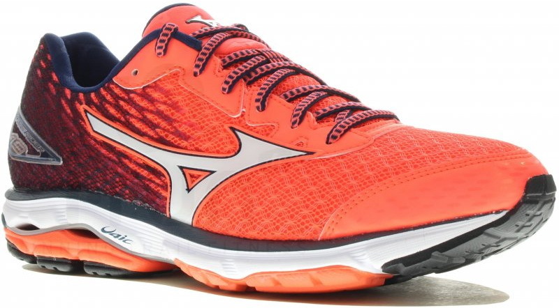 Кроссовки для бега мужские Mizuno Wave Rider 19 красные