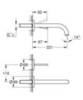 GROHE Atrio 19918DC3 Смеситель для раковины встраиваемый