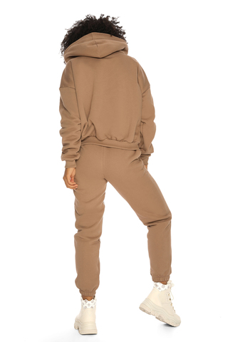 Худи oversize DK08F 13 с капюшоном. Спереди накладной карман и голографический логотип. Рукава и ниж