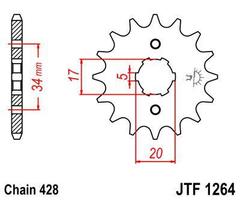 Звезда ведущая JTF1264 16