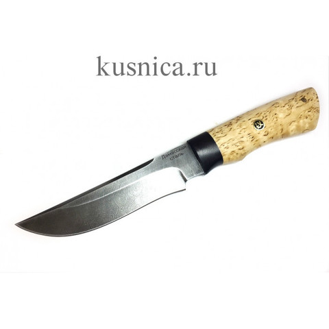Туристический нож Тайга из дамасской стали