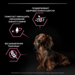 Pro Plan сухой корм для взрослых собак мелких и миниатюрных пород (лосось) 3 кг