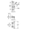GROHE Grohtherm 1000 34256004 Термостат с душевым гарнитуром