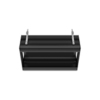 Gessi Binario 61006#299 Профиль линейный 670 мм., для 3 модулей, установка Shift-Fix, цвет Black XL