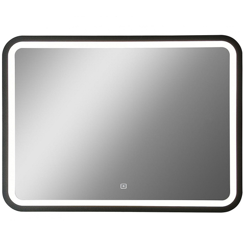 Art&Max Genova AM-GEN-1200-800-DS-F Зеркало с подсветкой, цвет: чёрный