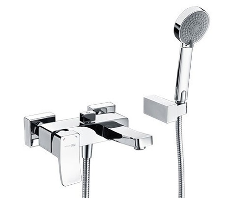 WasserKRAFT Aller 1061 Смеситель для ванны с коротким изливом, цвет: хром