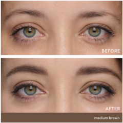 JANE IREDALE PURE BROW BROW GEL MEDIUM BROWN