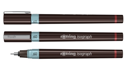 Пишущий элемент Rotring для изографа, толщина линии: 0,60 mm (S02185400)