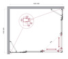 BelBagno Luce LUCE-AH-22-145/120-C-CR Душевой уголок, 145x120, цвет: хром
