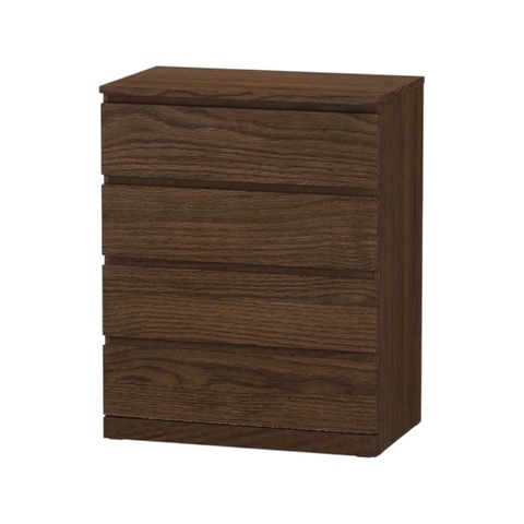 Комод Варма Прайм 4, 80x100x48 см, коричневый, шпон
