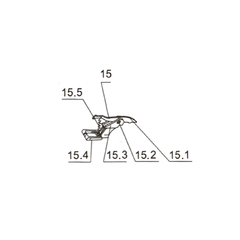 Запчасть №15-2 для FD301R. Полый болт