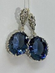 Аида (серьги из серебра)