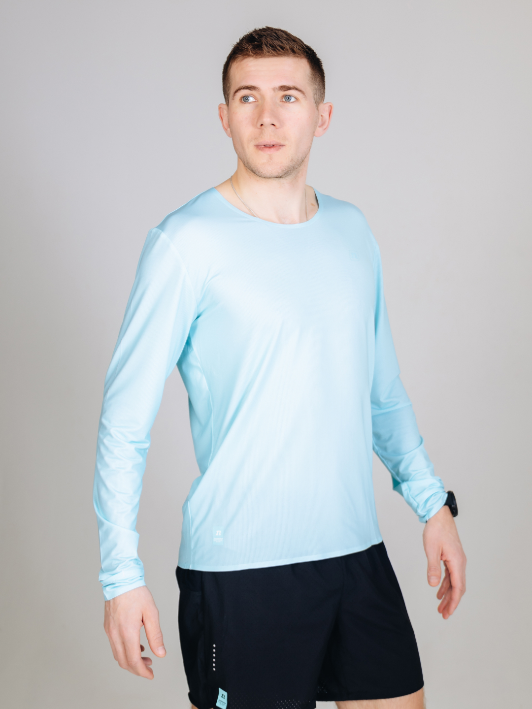 Мужской комплект для тренировок Noname Comp Running мятный-синий - 2