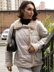 Куртка Тея (бежевая) Б16358-4М LT Collection