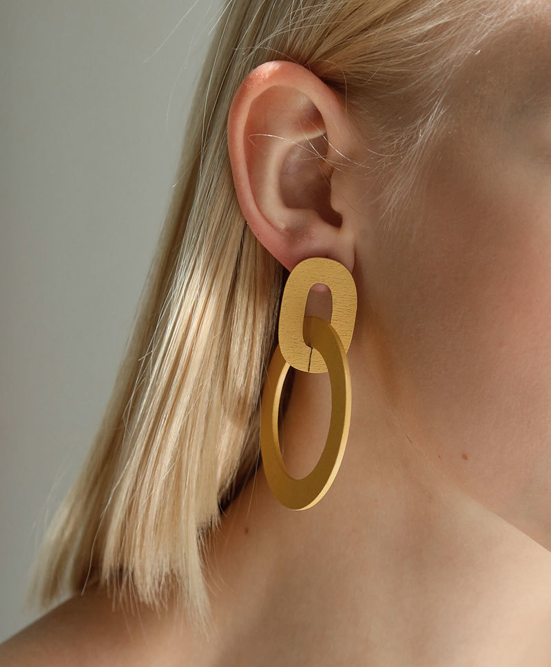 Серьги Orla II Earrings in Straw