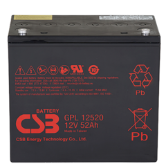 Аккумулятор CSB GPL12400 - AGM ( 12В / 40Ач )