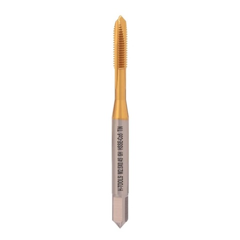 Метчик М 2,5х0,45 (Машинный) DIN371 HSSE-TiN 6h B/4-5P 50мм a=2,1 H-Tools 113X01-C4-0025