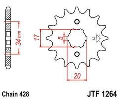 Звезда ведущая JTF1264 16