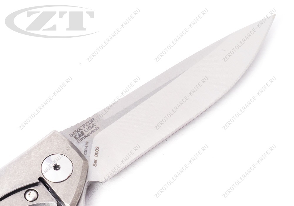 Нож Zero Tolerance 0450CFZDP First 3 Sinkevich - фотография 