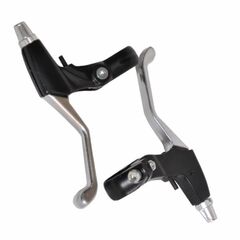 Ручки тормоза HORST V-brake/кантелив., алюм., серебр.-черные (00-171604)