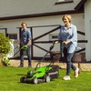 Газонокосилка аккумуляторная Greenworks Арт. 2512607UD, 2*24V, 41 см, с 2хАКБ 4Ач и двойным ЗУ — фото 6